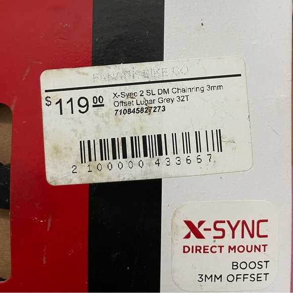 X-Sync 2 SL DM Chainring 3mm - Black - Picture 2 of 2